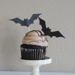 Halloween Bat Cupcake Topp..